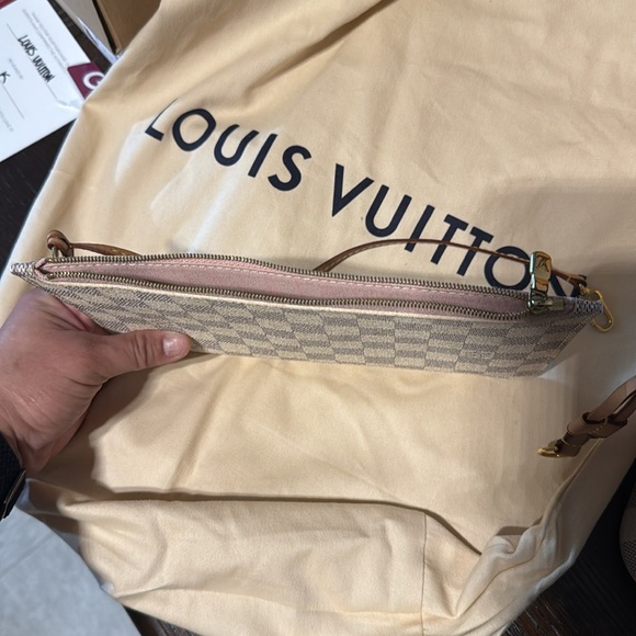 AUTHENTIC LV DAMIER AZUR NEVERFUL GM SET - Picture 4 of 16